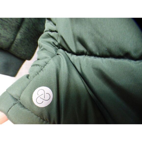 Zella Mixed Media Men's Recycled Polyester Jacket, Olive Green, Sz. S-tear - Picture 11 of 13